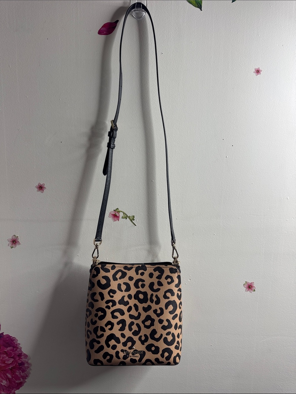 kate spade Leopard Print Crossbody - Tan & Black